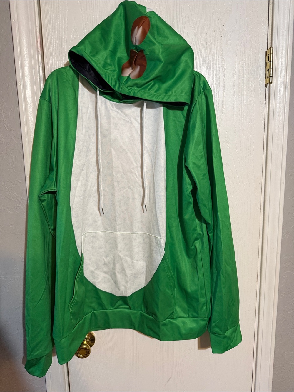 Nintendo Green and White bowser-Inspired Crewneck Hoodie
